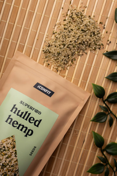 ICONFIT Organic Hulled Hemp Seeds (200 g)