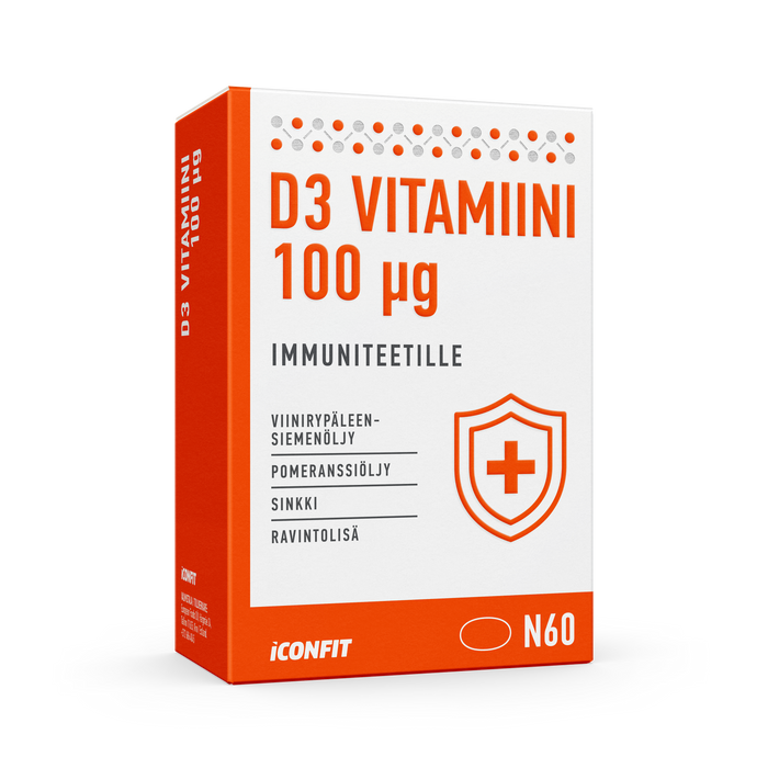 ICONFIT Vitamin D3 for immunity 4000 IU (60 capsules)