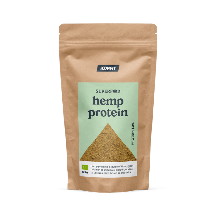 ICONFIT Superfoods Mahe kanepivalk 50% 200 g