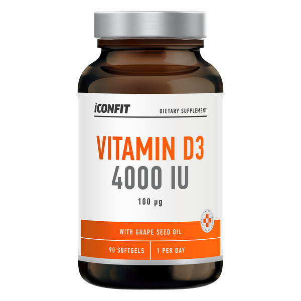 ICONFIT Vitamin D3 4000 IU (100 µg, 90 kapslí)