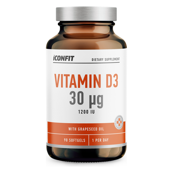 ICONFIT Vitamin D3 1200 IU (30 µg, 90 kapslí)